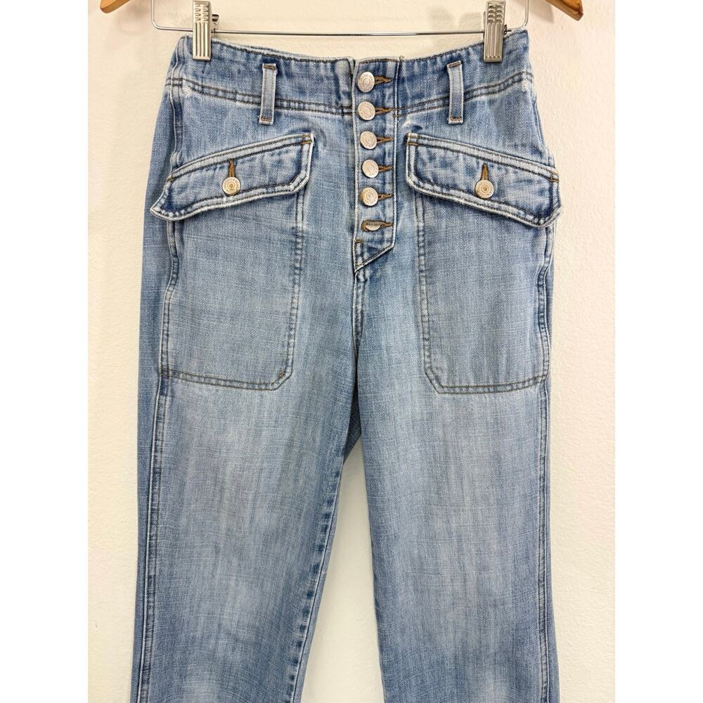 Veronica Beard Light Blue Straight-Leg Jeans - Picture 4 of 13